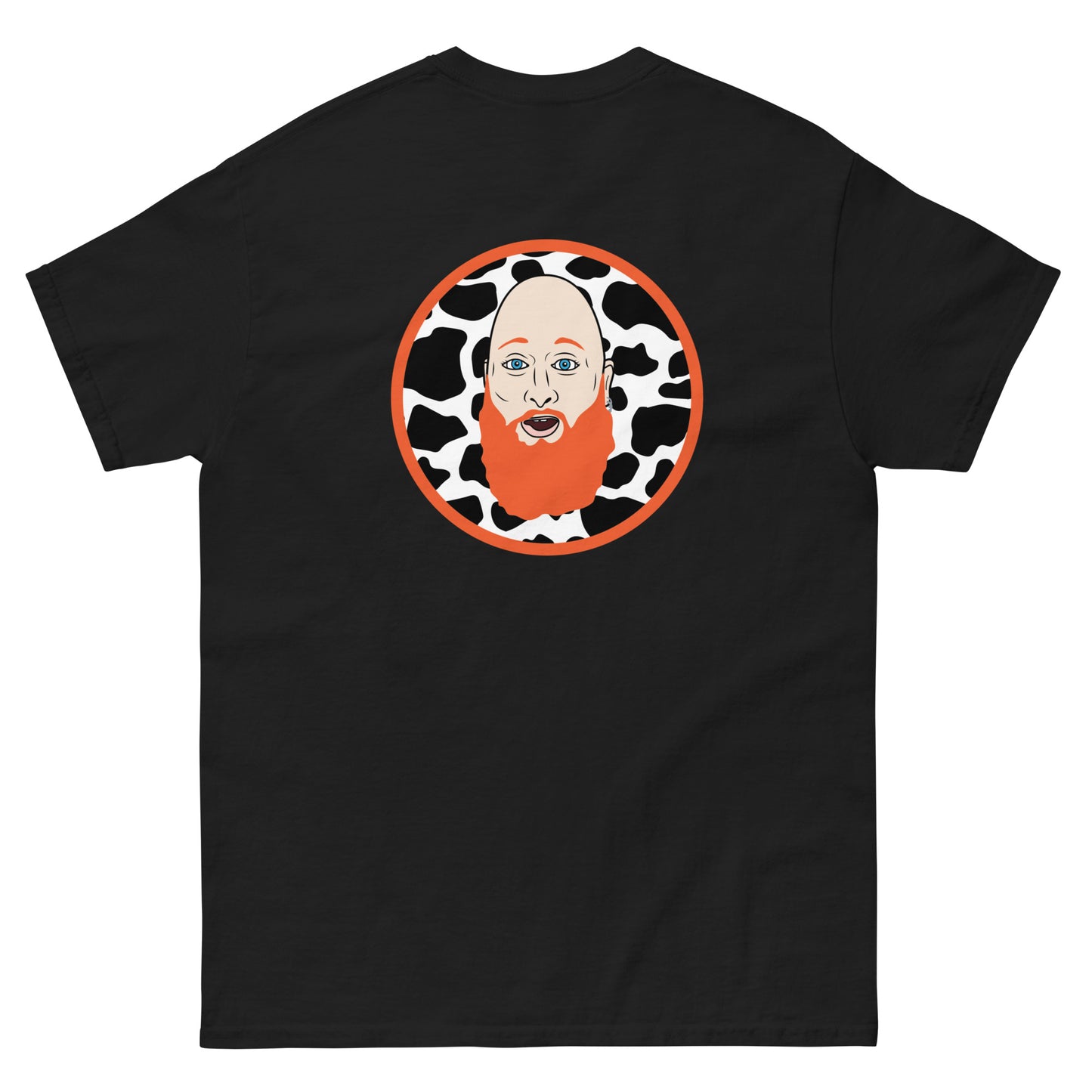 Men's Classic Tee w/ Cow Print Elroy